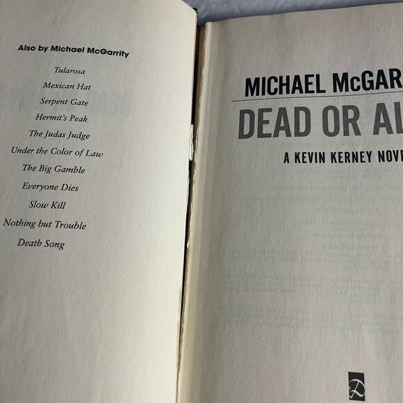 Dead or Alive - Book by Michael McGarrity - Picture 8 of 8